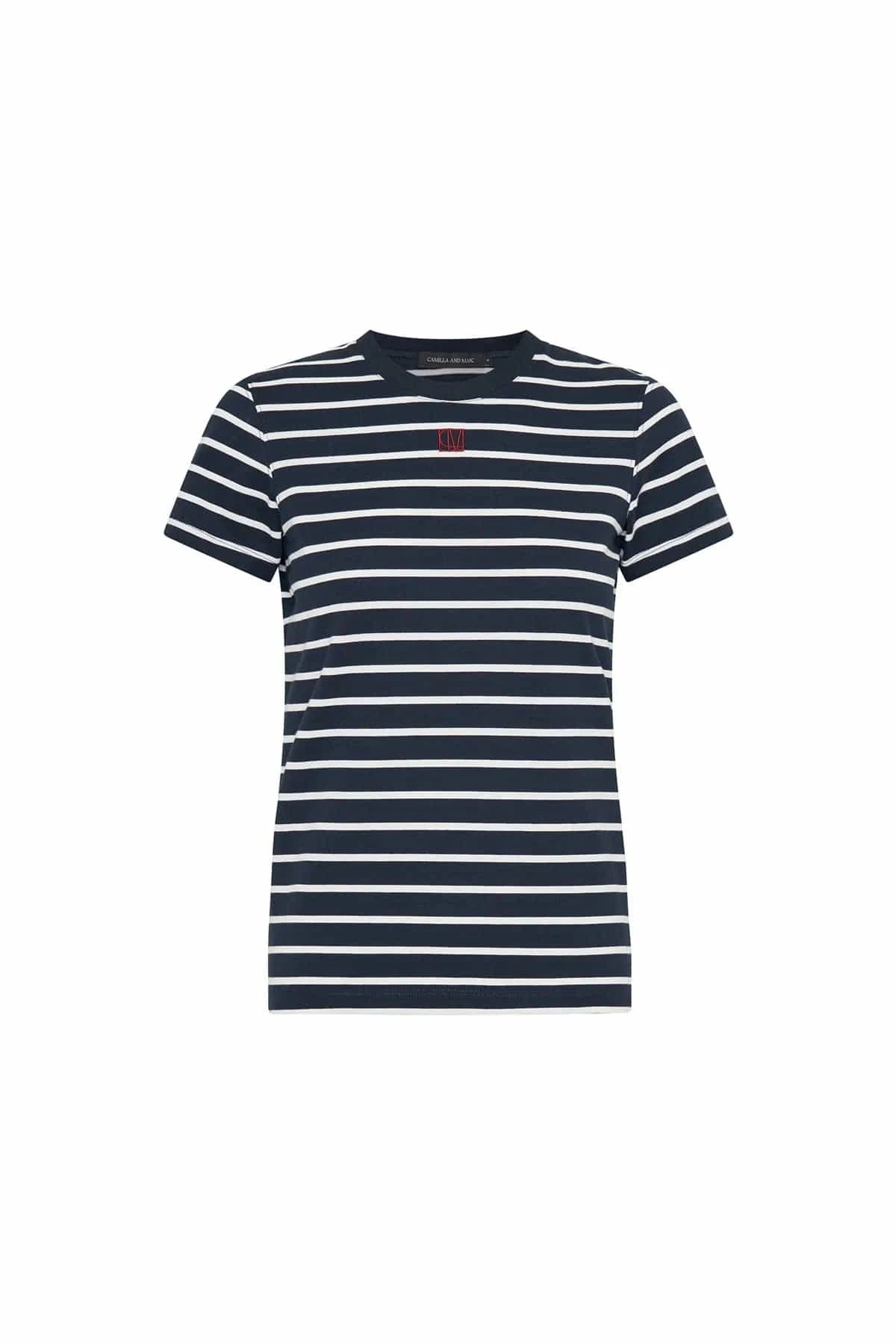 C&M Tees Camilla & Marc | Sora Tee - Navy & White