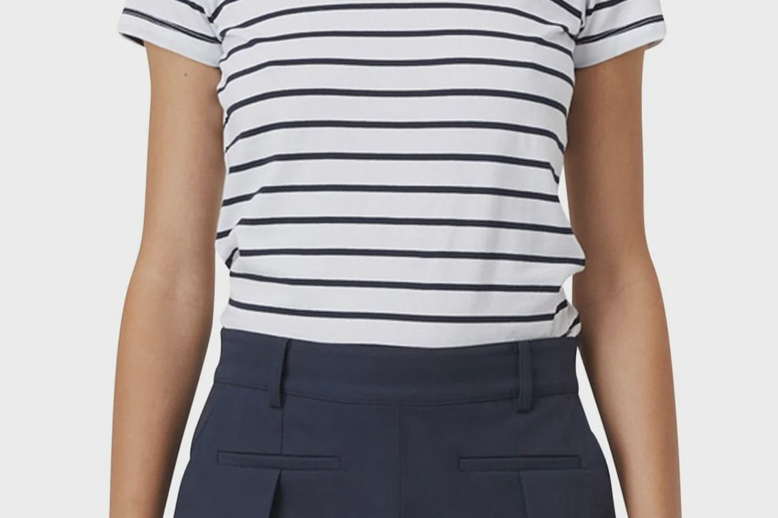 C&M Tees Camilla & Marc | Sora Tee - White/Navy