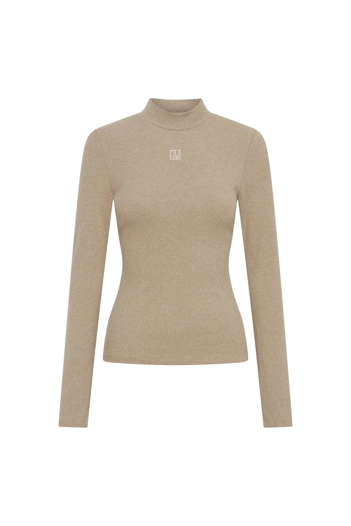 C&M Tops - Long Sleeve C&M | Nora Rib Long Sleeve - Almond Marle