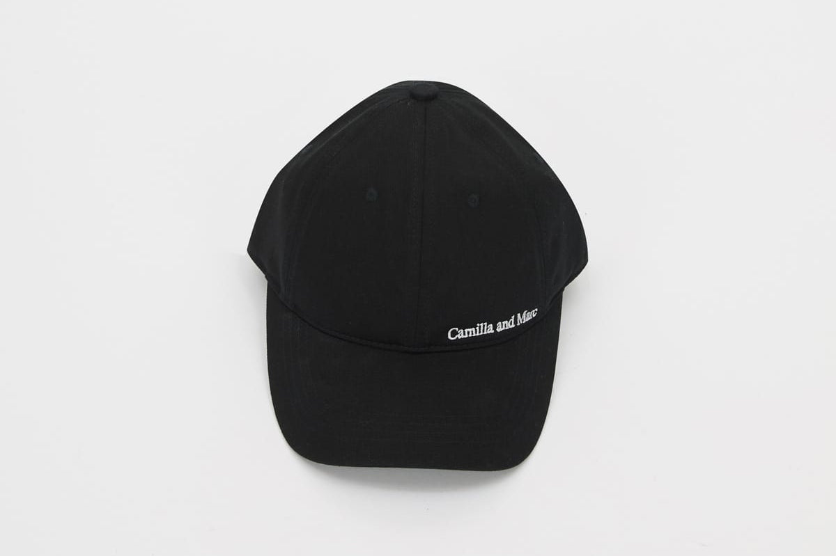 Camilla & Marc Hats/Headpieces Thome Embroidered Cap - Black