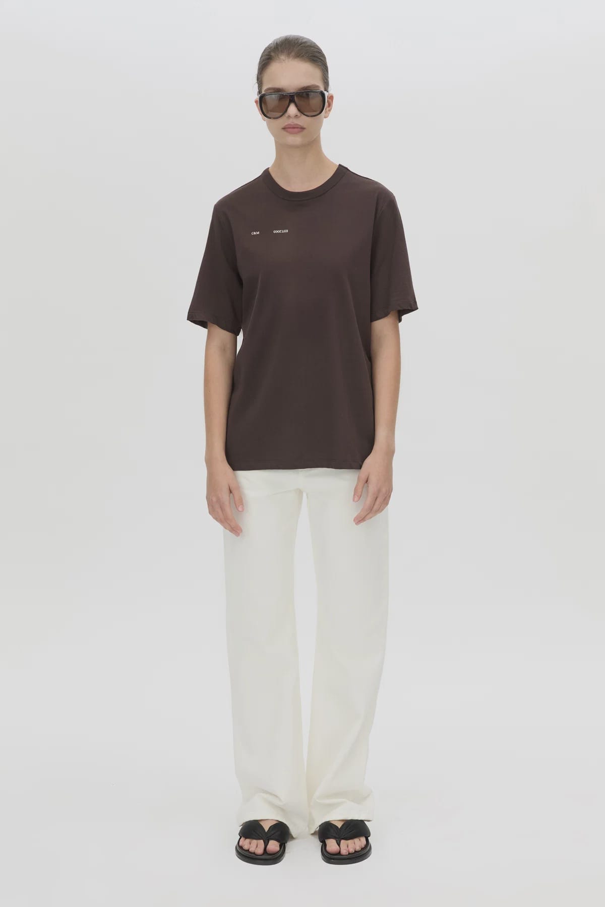 Camilla & Marc Tees Calista Relaxed Print Tee - Hickory