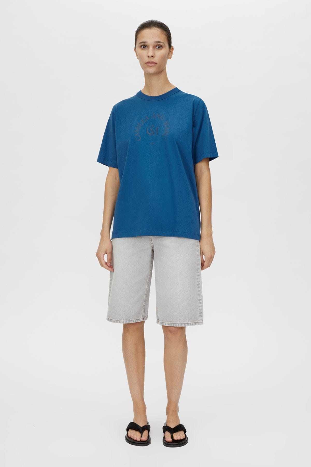 Camilla & Marc Tees Karine Graphic Tee - Royal Blue