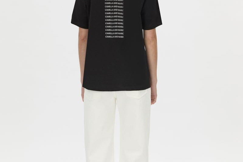 Camilla & Marc Tees Olympia Print Tee - Black