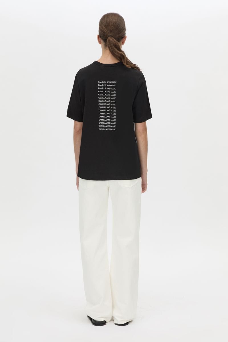 Camilla & Marc Tees Olympia Print Tee - Black
