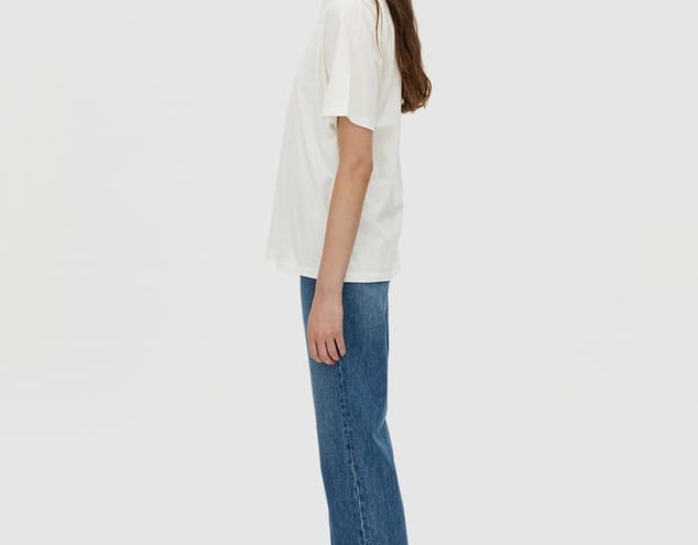 Camilla & Marc Tees Olympia Print Tee - Soft White/Red
