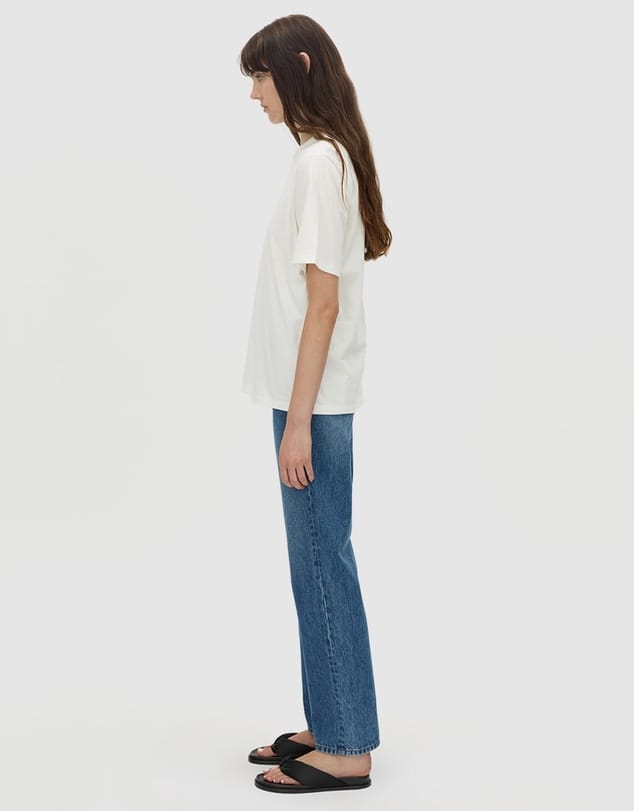 Camilla & Marc Tees Olympia Print Tee - Soft White/Red