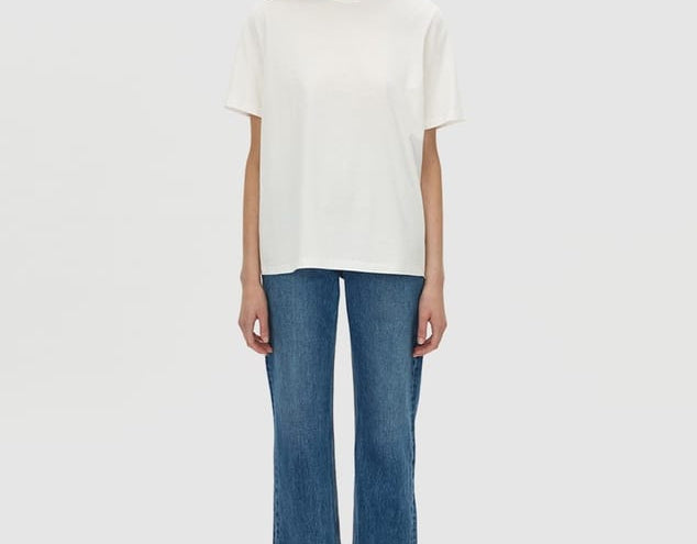 Camilla & Marc Tees Olympia Print Tee - Soft White/Red