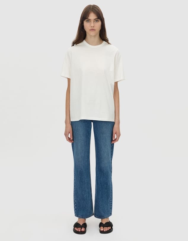 Camilla & Marc Tees Olympia Print Tee - Soft White/Red