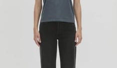 Camilla & Marc Tees Sparrow Graphic Neat Fit Tee - Deep Indigo/White