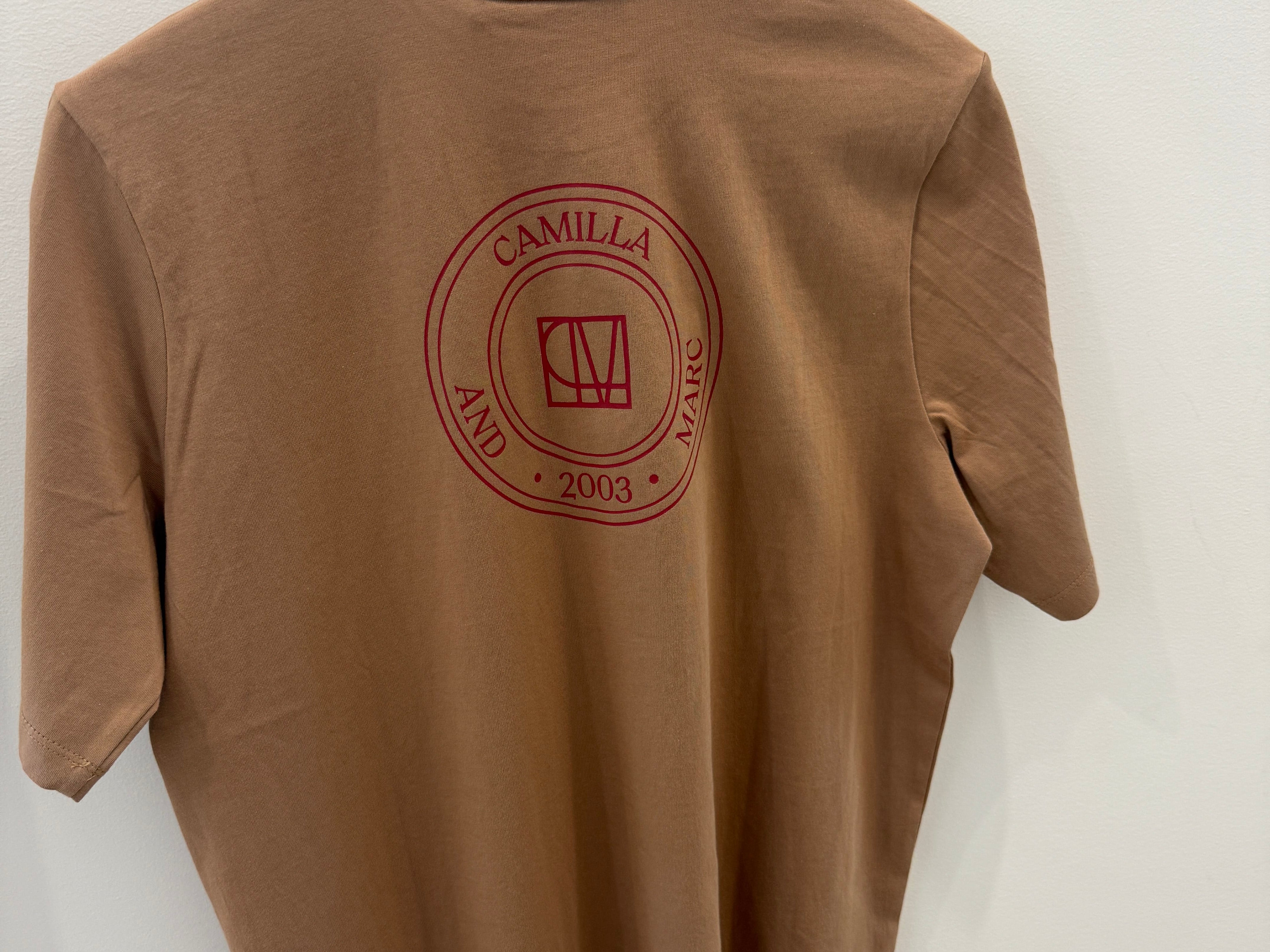 Camilla & Marc Tees Westley Relaxed Print Tee - Rosewood