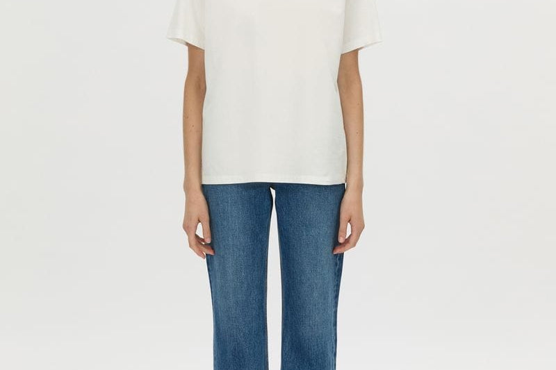 Camilla & Marc Tees Westley Relaxed Printed Tee - Soft White