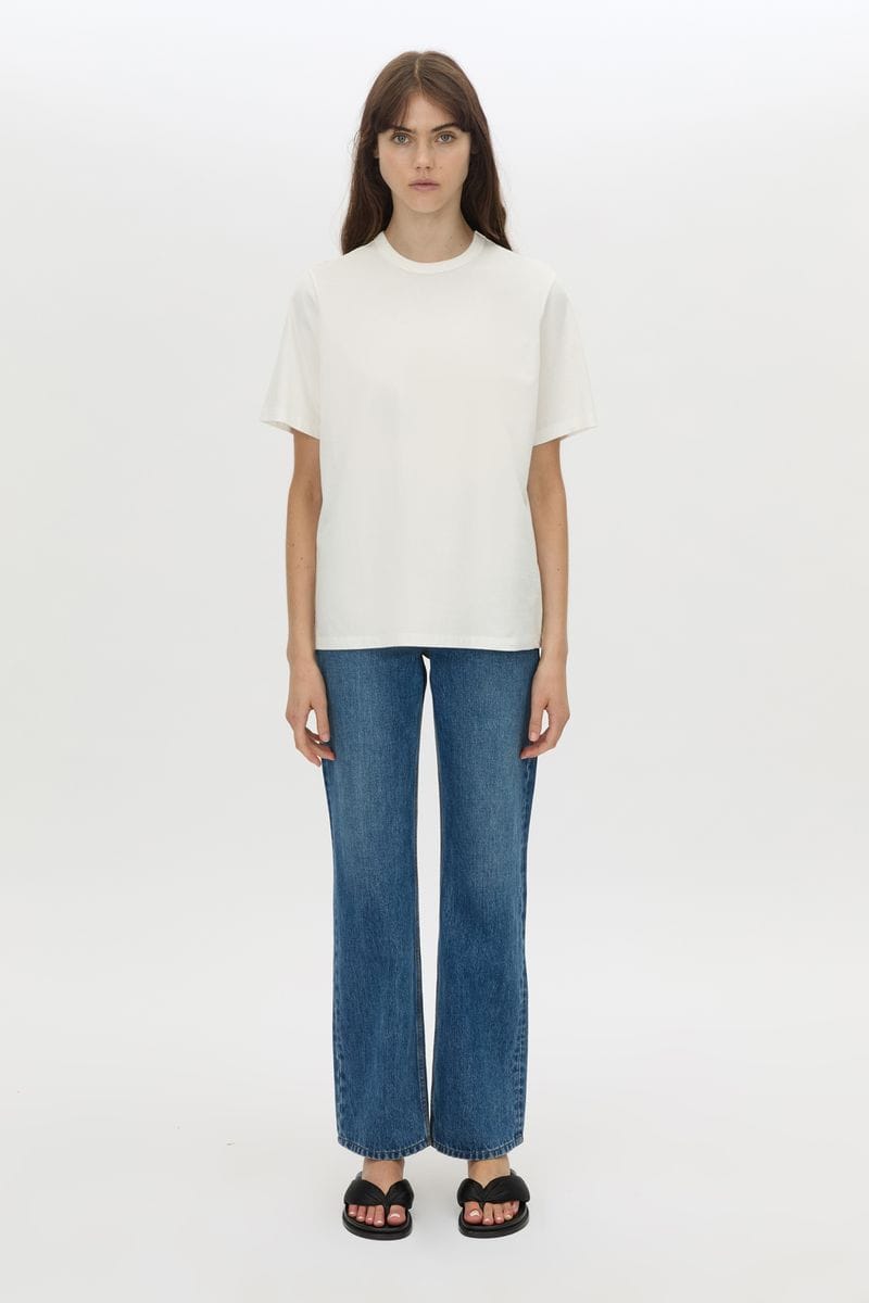 Camilla & Marc Tees Westley Relaxed Printed Tee - Soft White