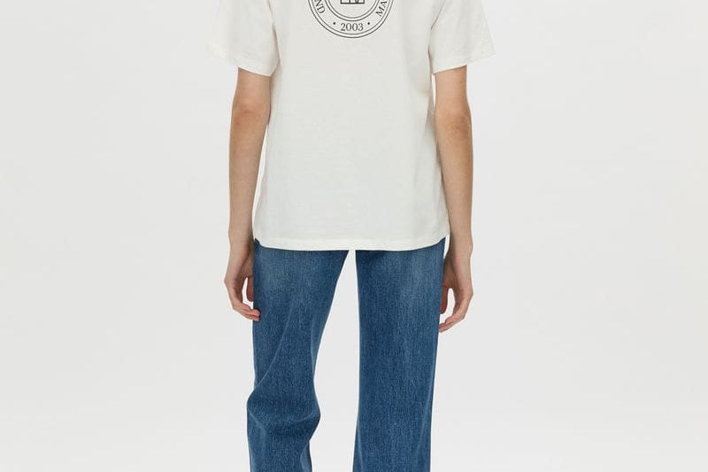 Camilla & Marc Tees Westley Relaxed Printed Tee - Soft White
