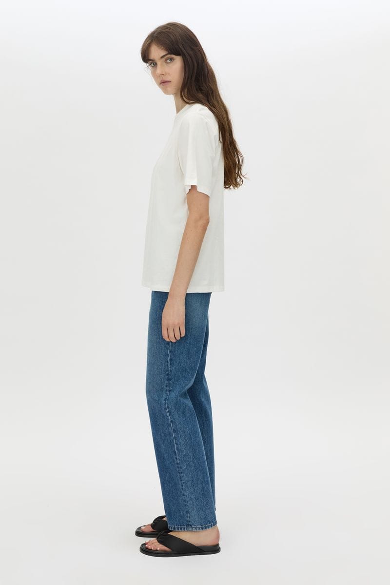 Camilla & Marc Tees Westley Relaxed Printed Tee - Soft White