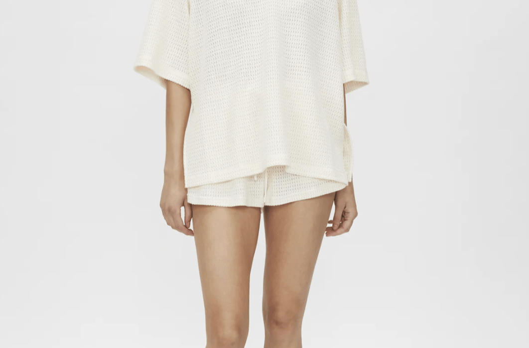 Camilla & Marc Tops - Casual Turrell Collared Tee - Ivory