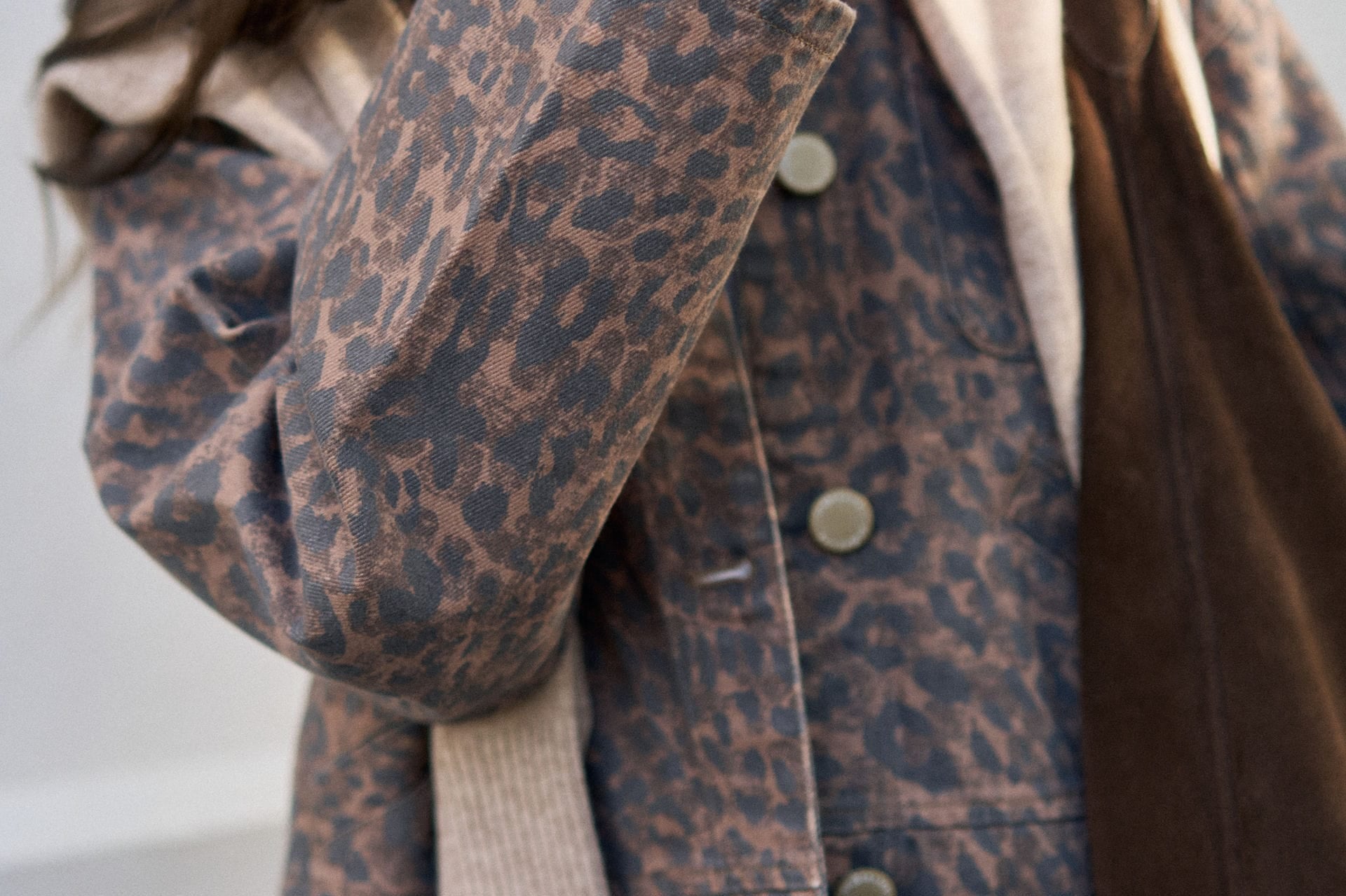 Ceres Life Jackets - Denim Ziggy Shacket - Leopard