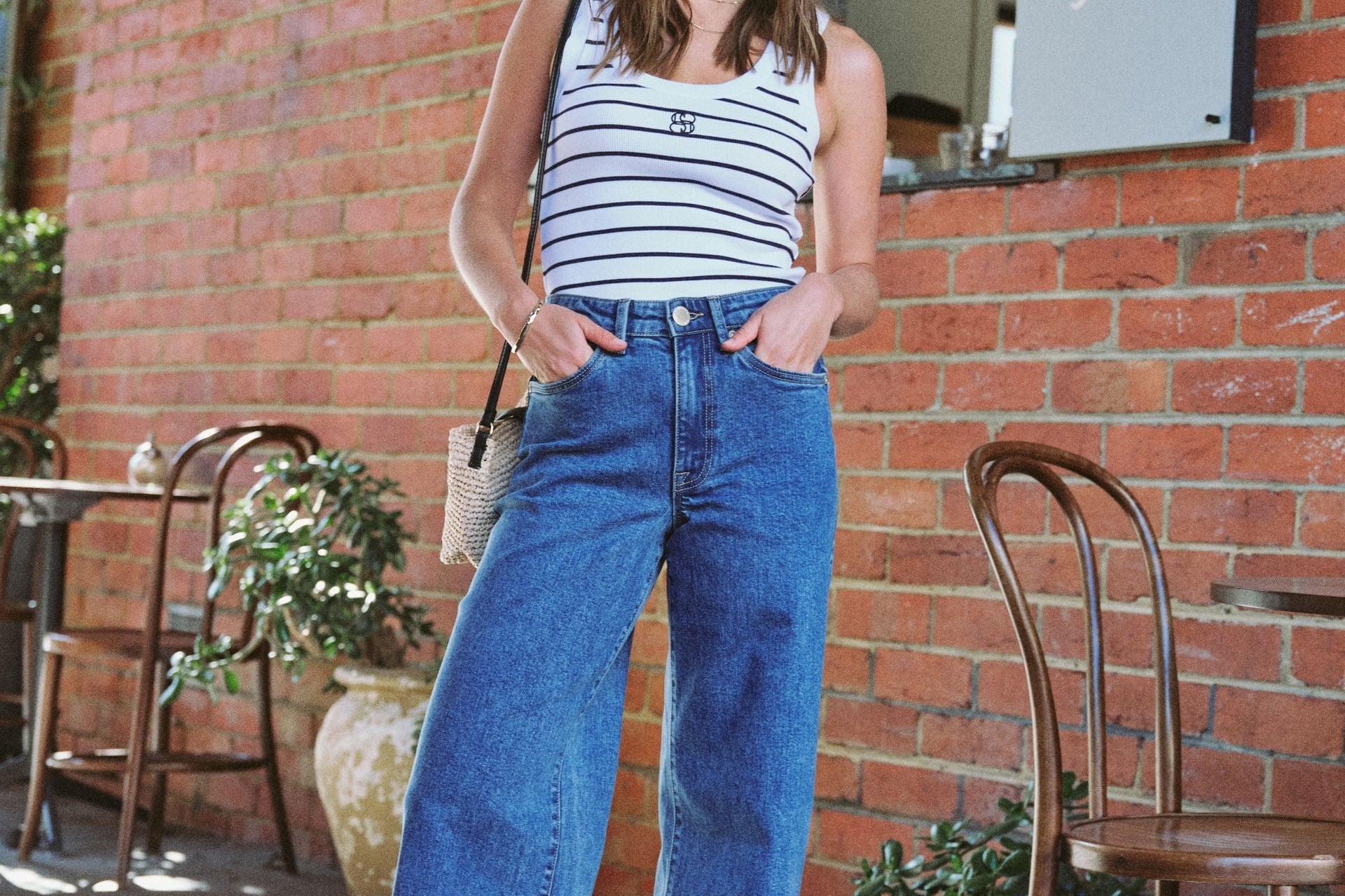 Ceres Life Jeans Ceres Life | Core Wide Leg Jean - Fresh Indigo