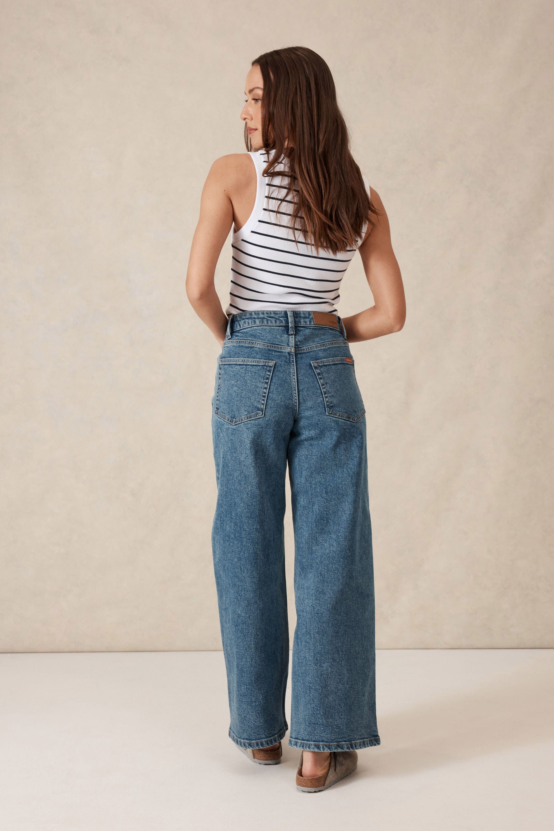 Ceres Life Jeans Ceres Life | Core Wide Leg Jean - Fresh Indigo