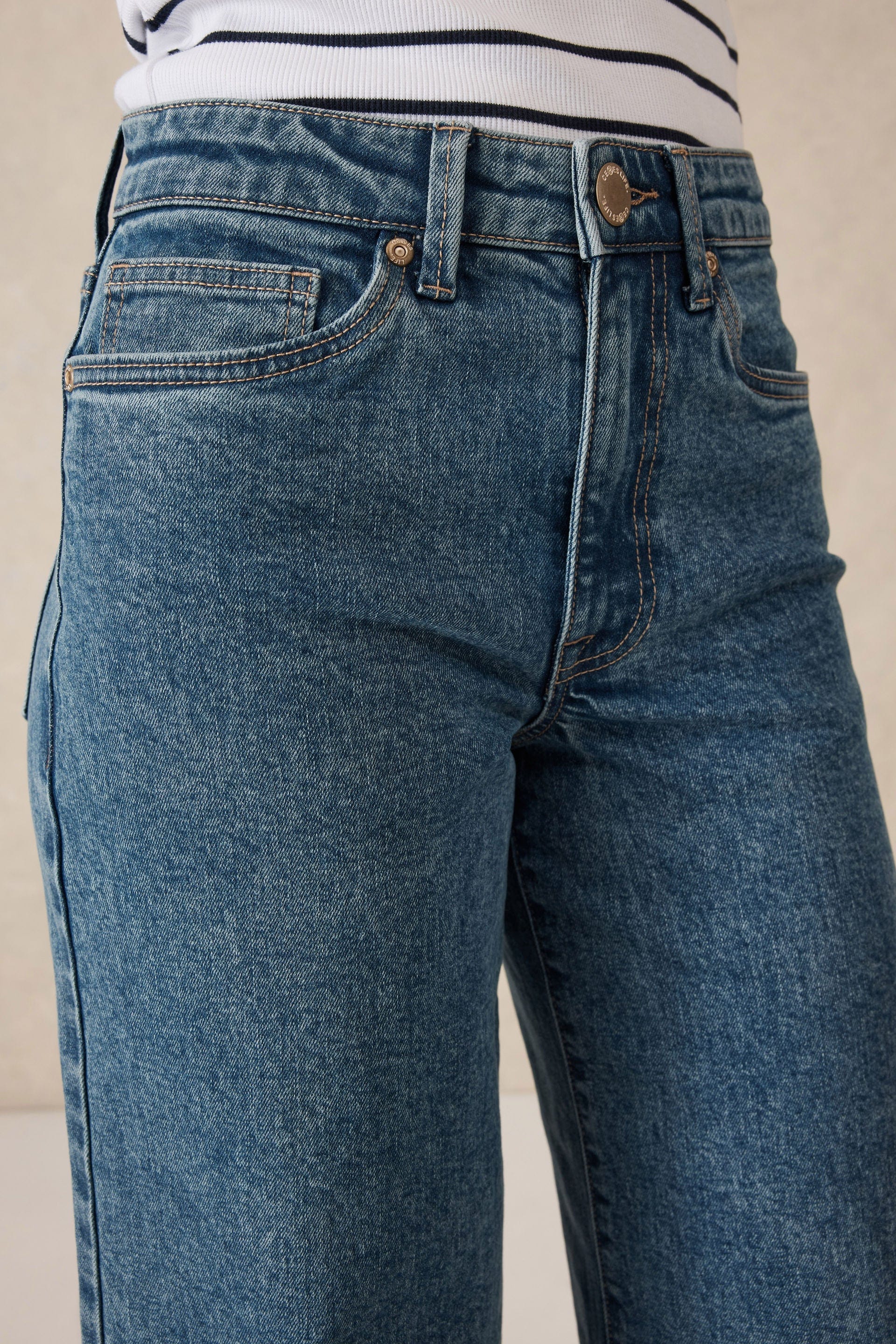 Ceres Life Jeans Ceres Life | Core Wide Leg Jean - Fresh Indigo