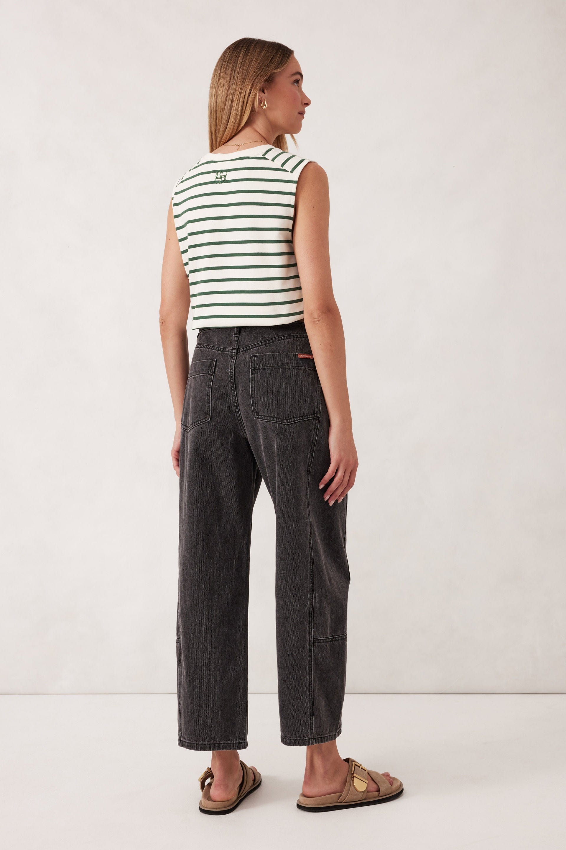 Ceres Life Jeans Ceres Life | Darted Barrel Jean - Faded Black