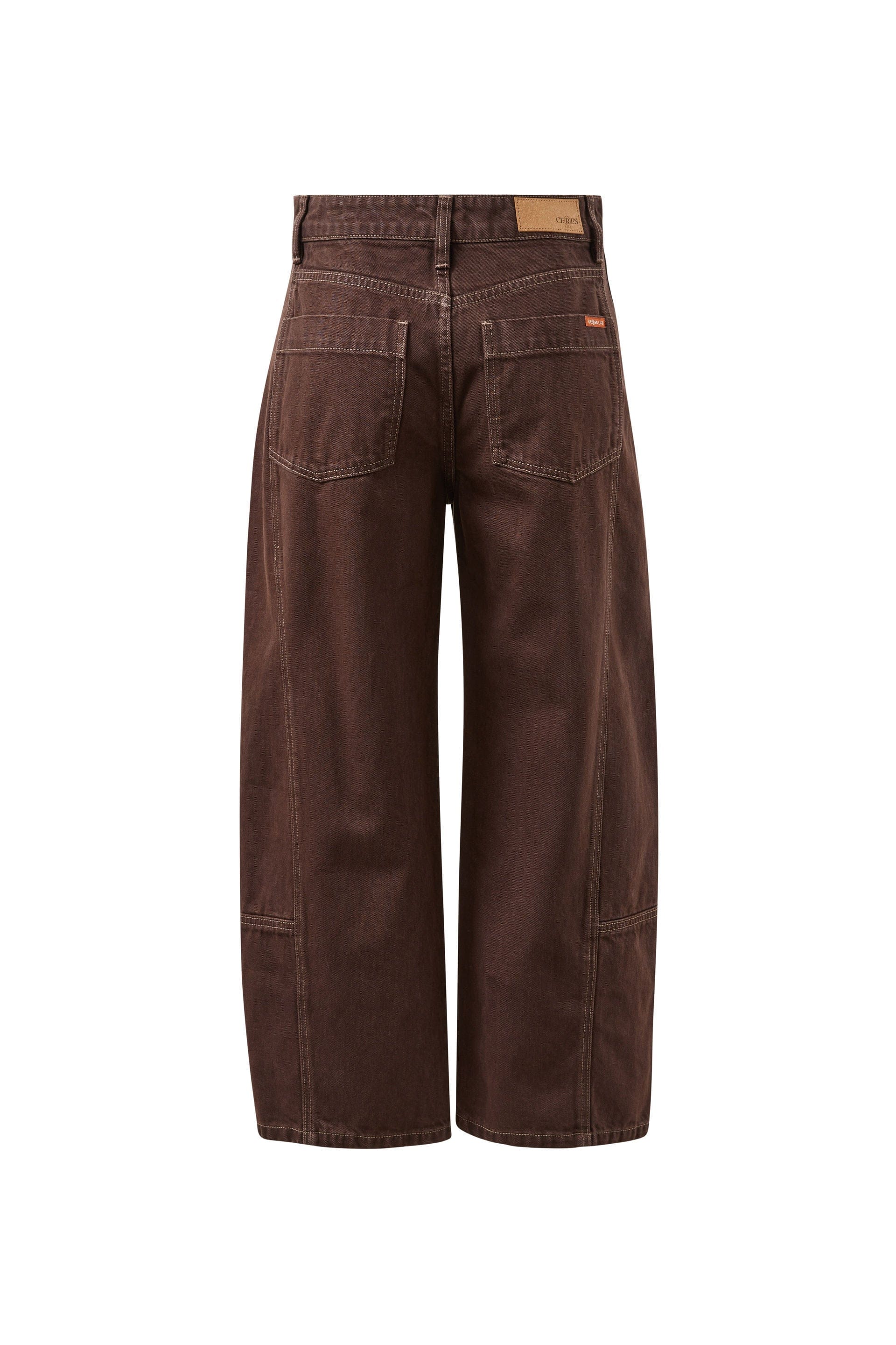 Ceres Life Jeans Demi Barrel Jean - Bitter Choc