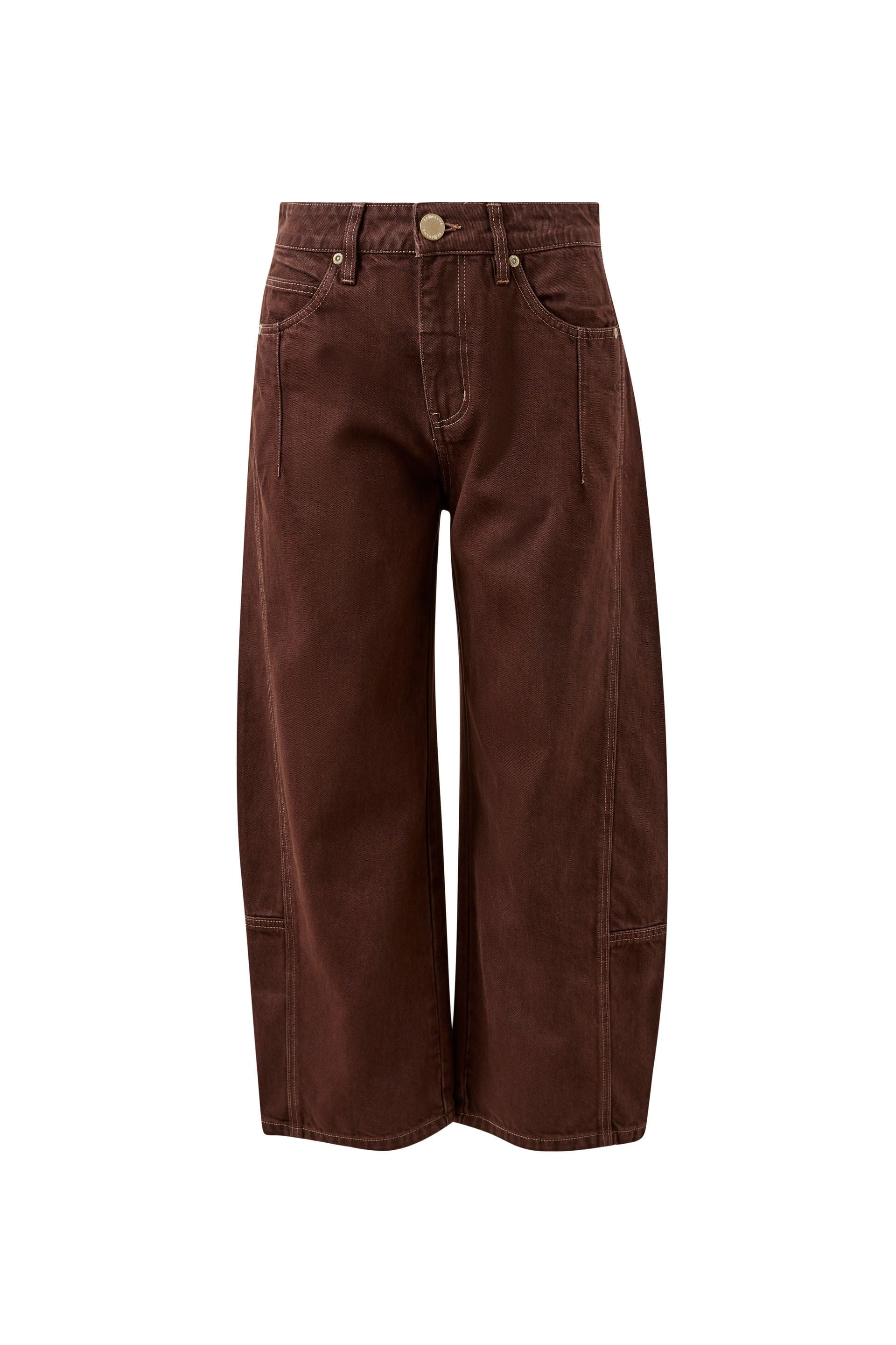 Ceres Life Jeans Demi Barrel Jean - Bitter Choc