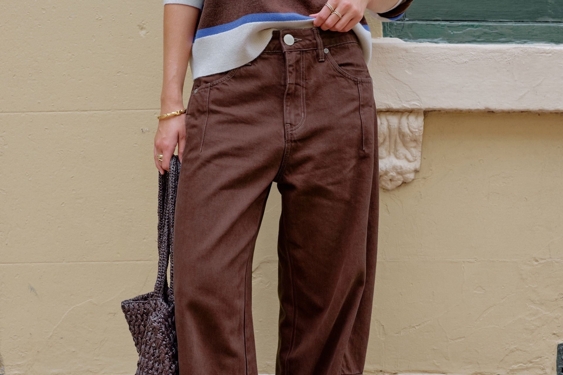 Ceres Life Jeans Demi Barrel Jean - Bitter Choc