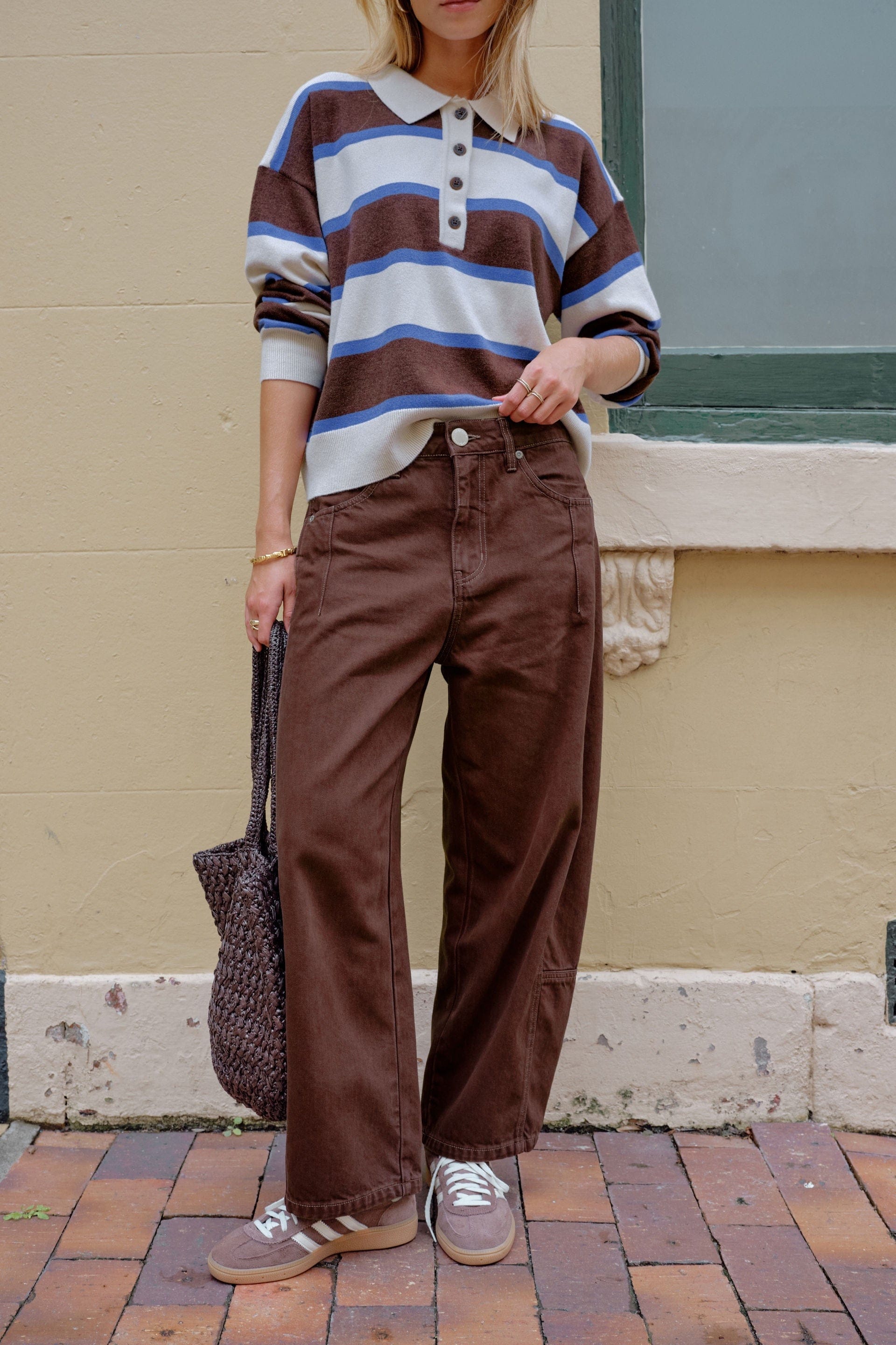 Ceres Life Jeans Demi Barrel Jean - Bitter Choc