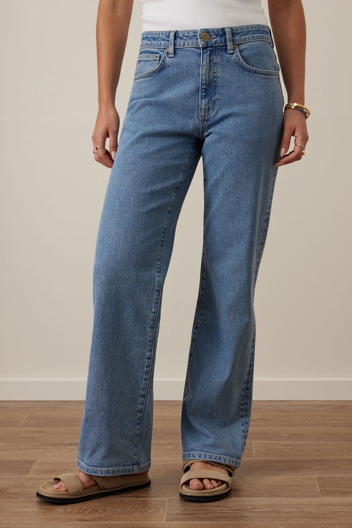 Ceres Life Jeans Sydney Straight Leg Jean - Vintage Blue