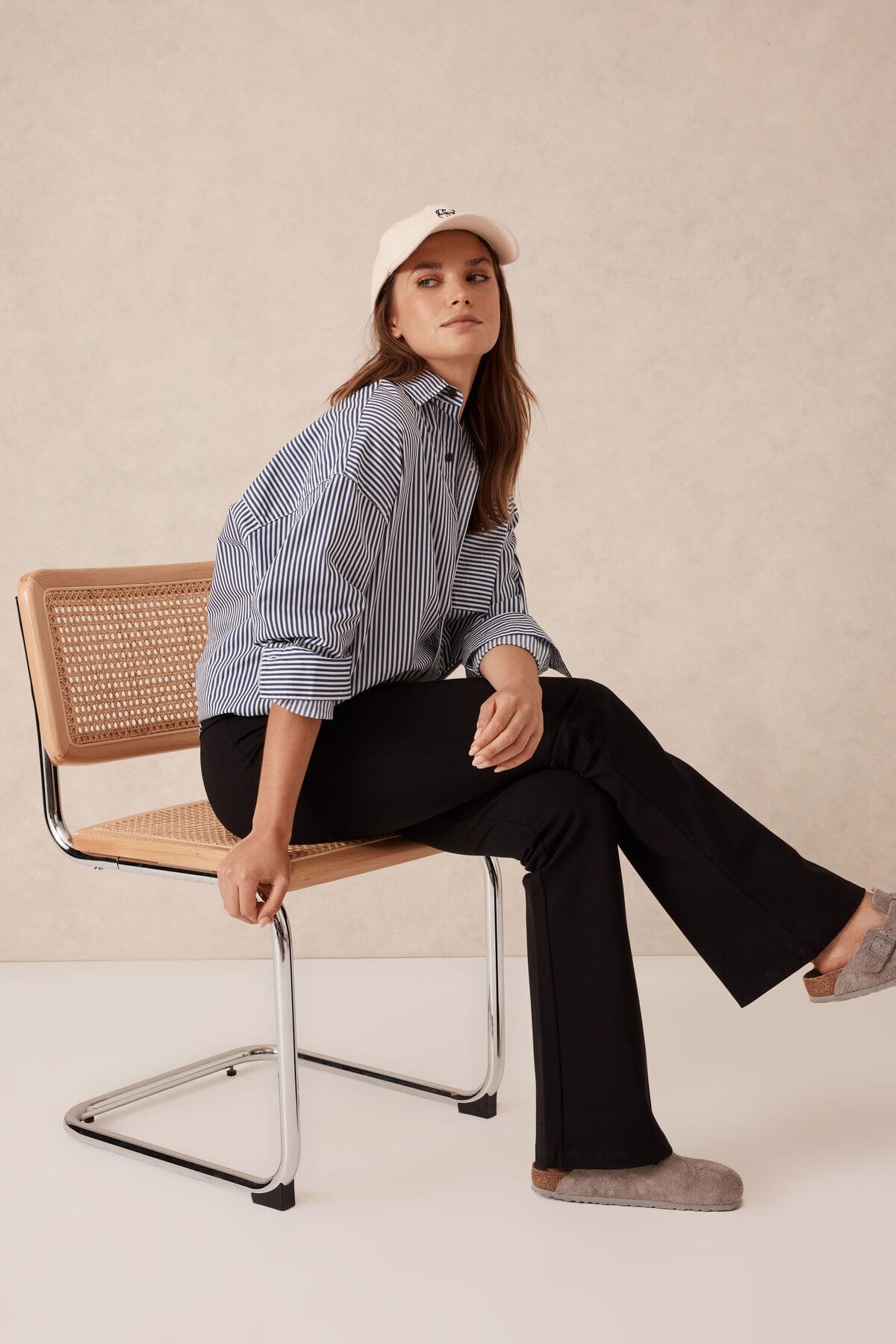 Ceres Life Pants - Casual Ponte Bootleg Pant - Black