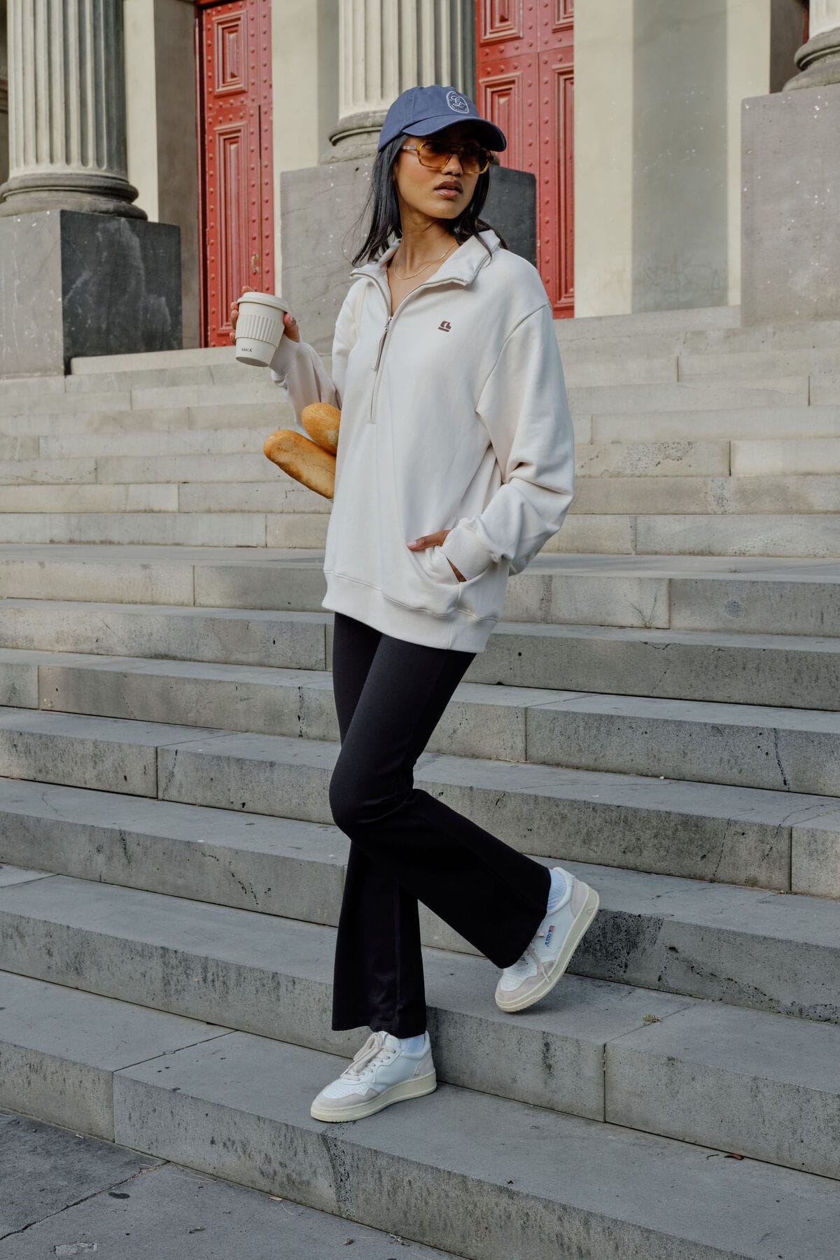 Ceres Life Pants - Casual Ponte Bootleg Pant - Black