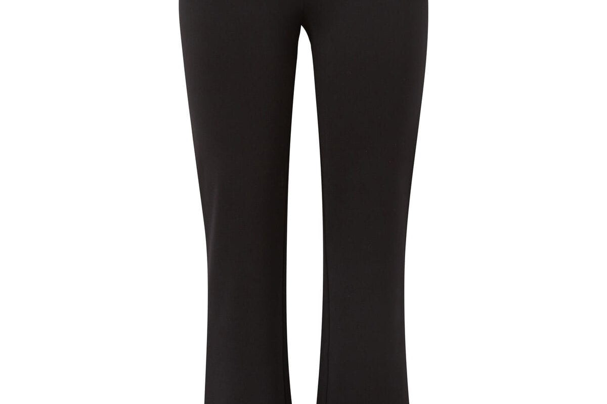 Ceres Life Pants - Casual Ponte Bootleg Pant - Black