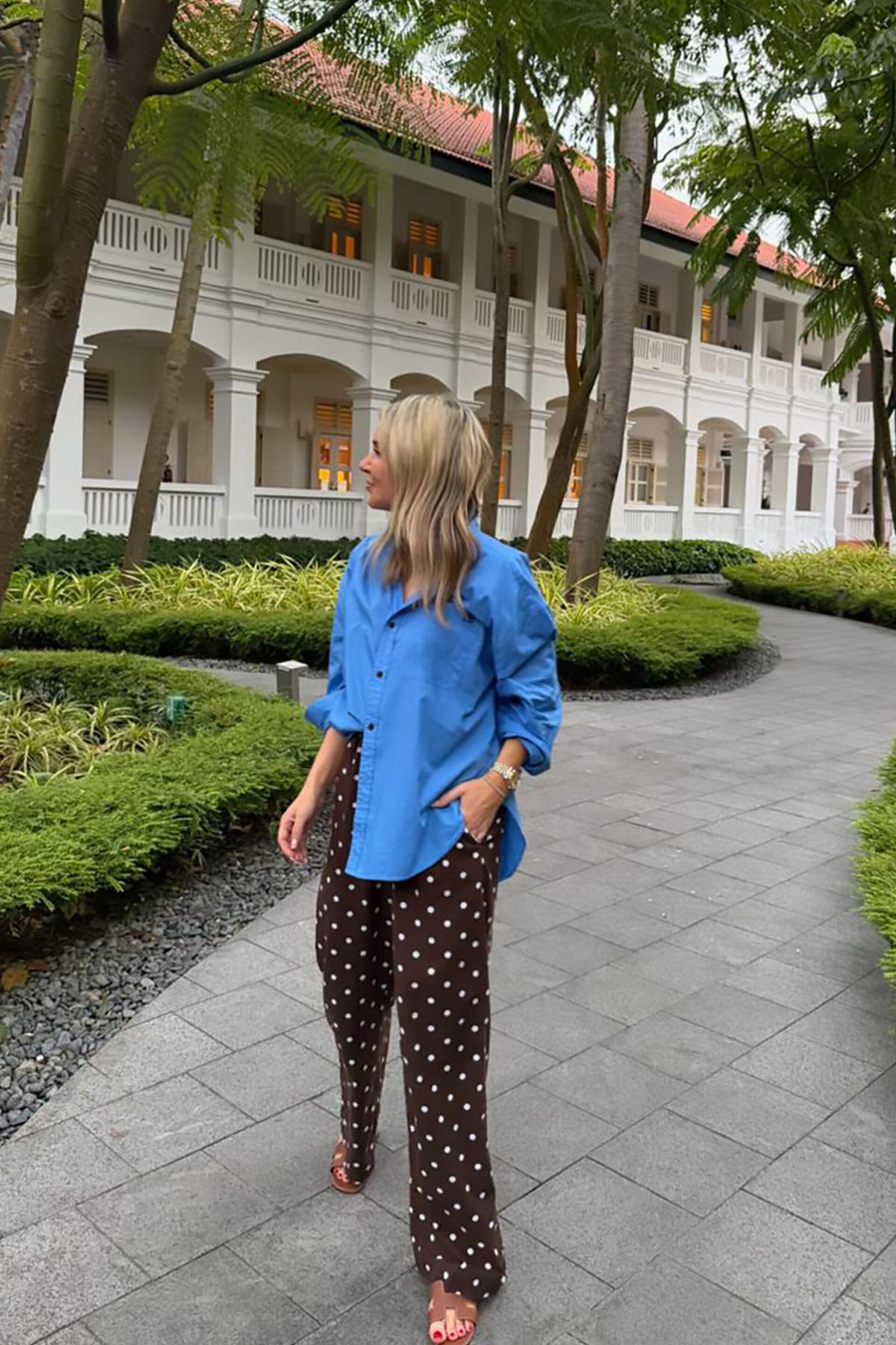 Ceres Life Shirts - Tailored Peta Oversized Shirt - Amalfi Blue