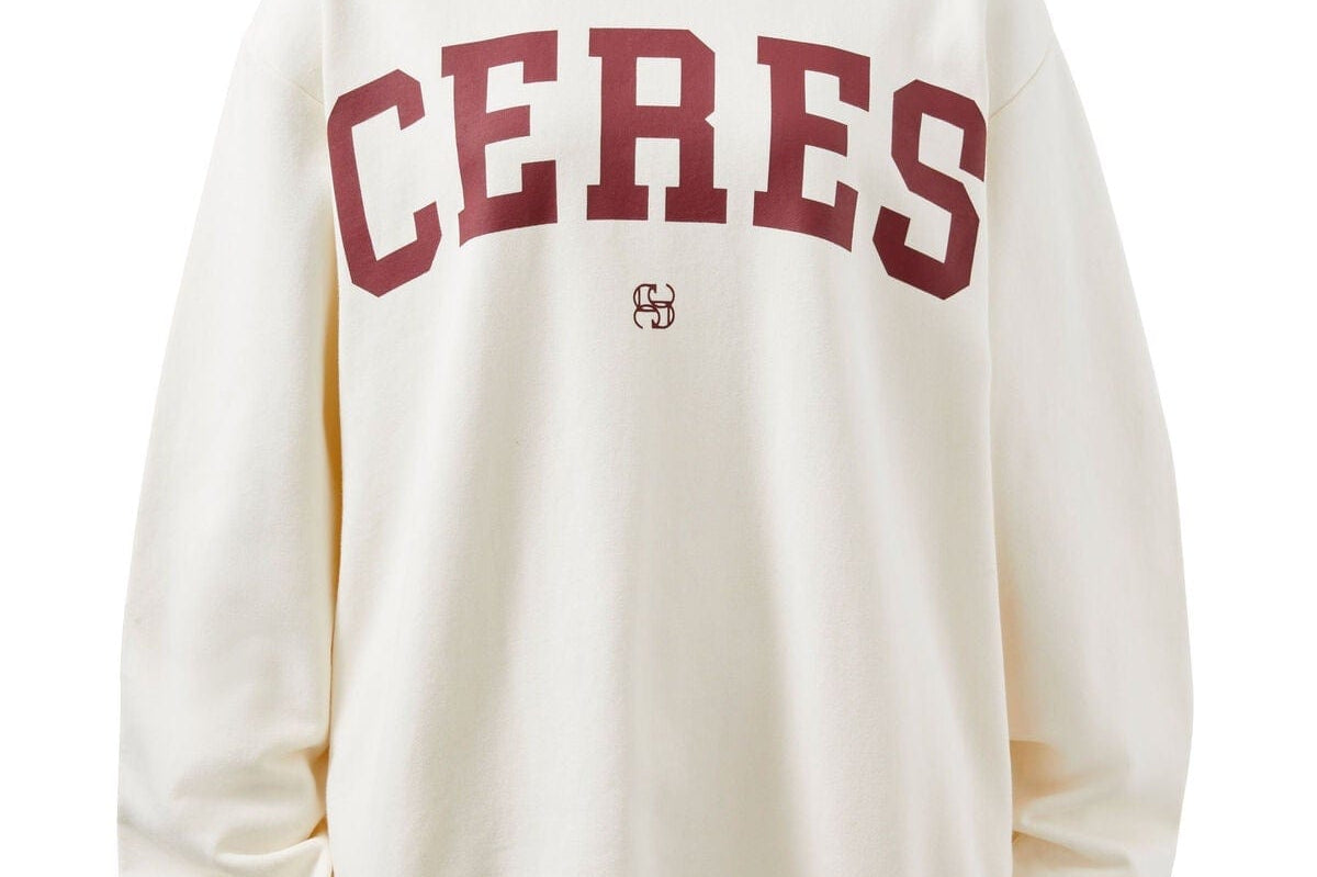 Ceres Life Sweaters Ceres Life | Isla Oversized Slouchy Crew - Winter White
