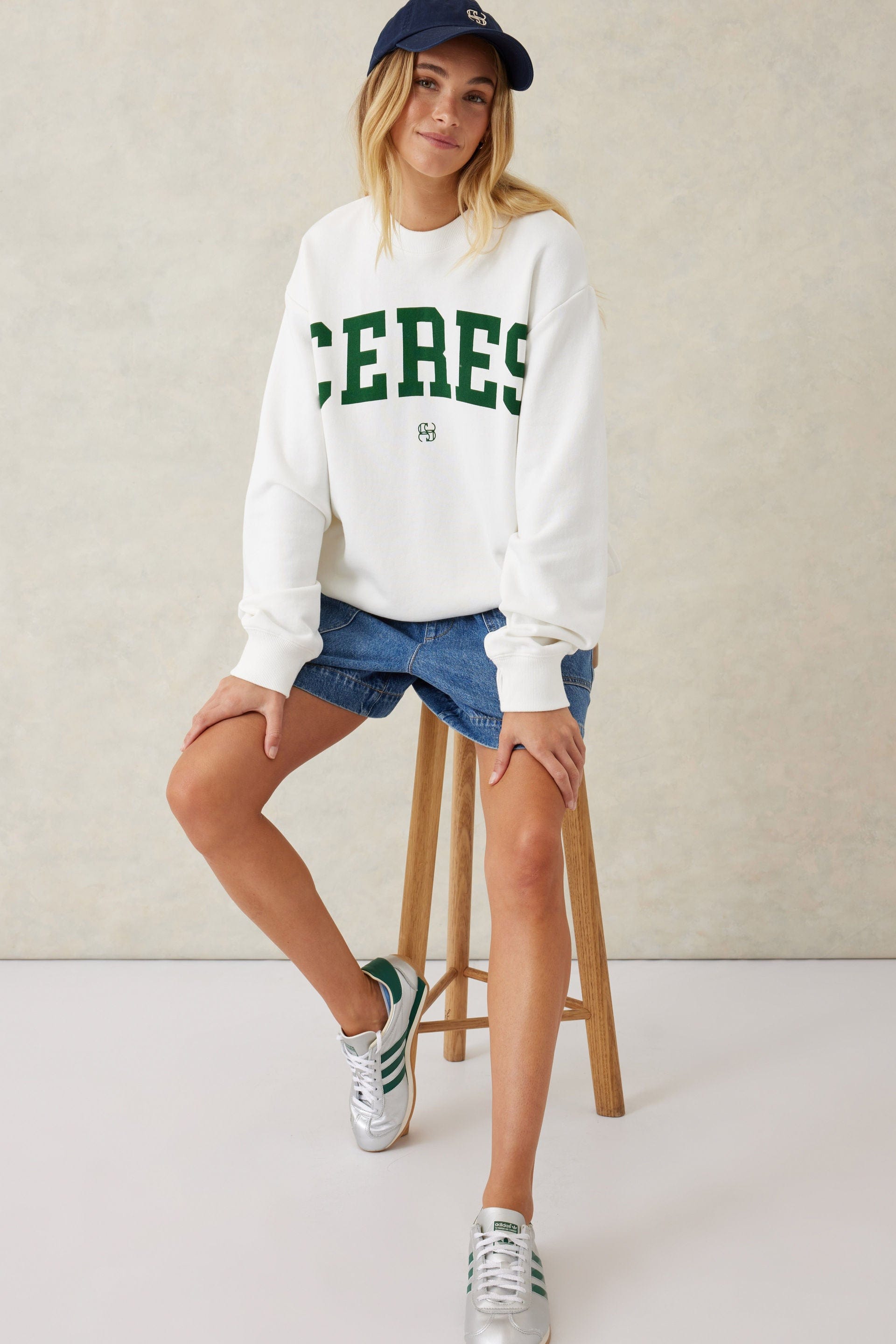 Ceres Life Sweaters Ceres Life | Oversized Slouchy Crew - Warm White