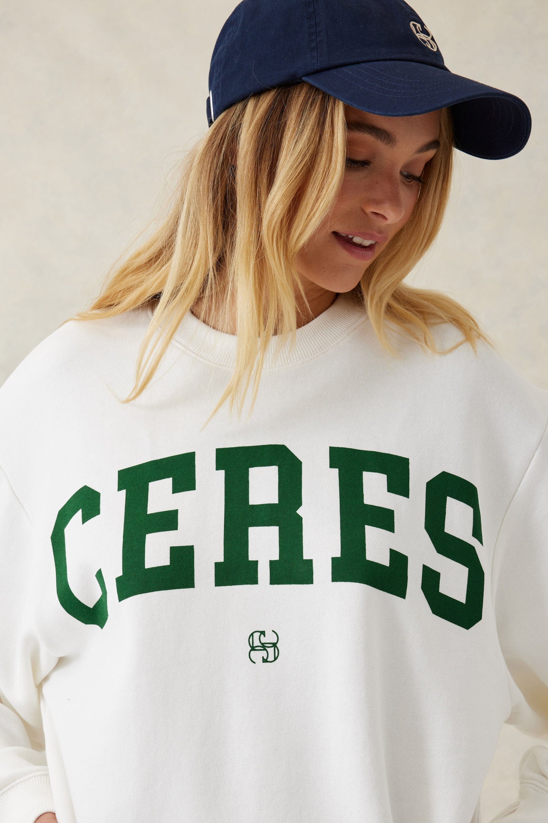 Ceres Life Sweaters Ceres Life | Oversized Slouchy Crew - Warm White