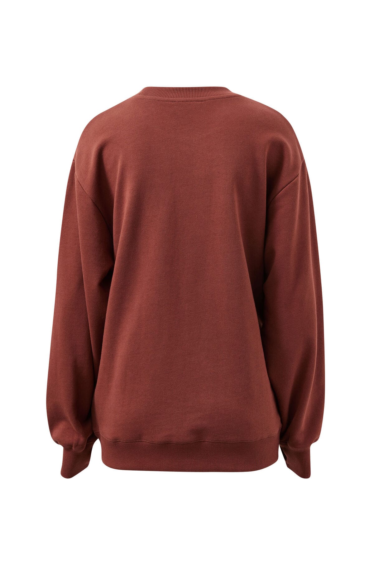 Ceres Life Sweaters Isla Oversized Slouchy Crew - Burnt Toffee Orchid