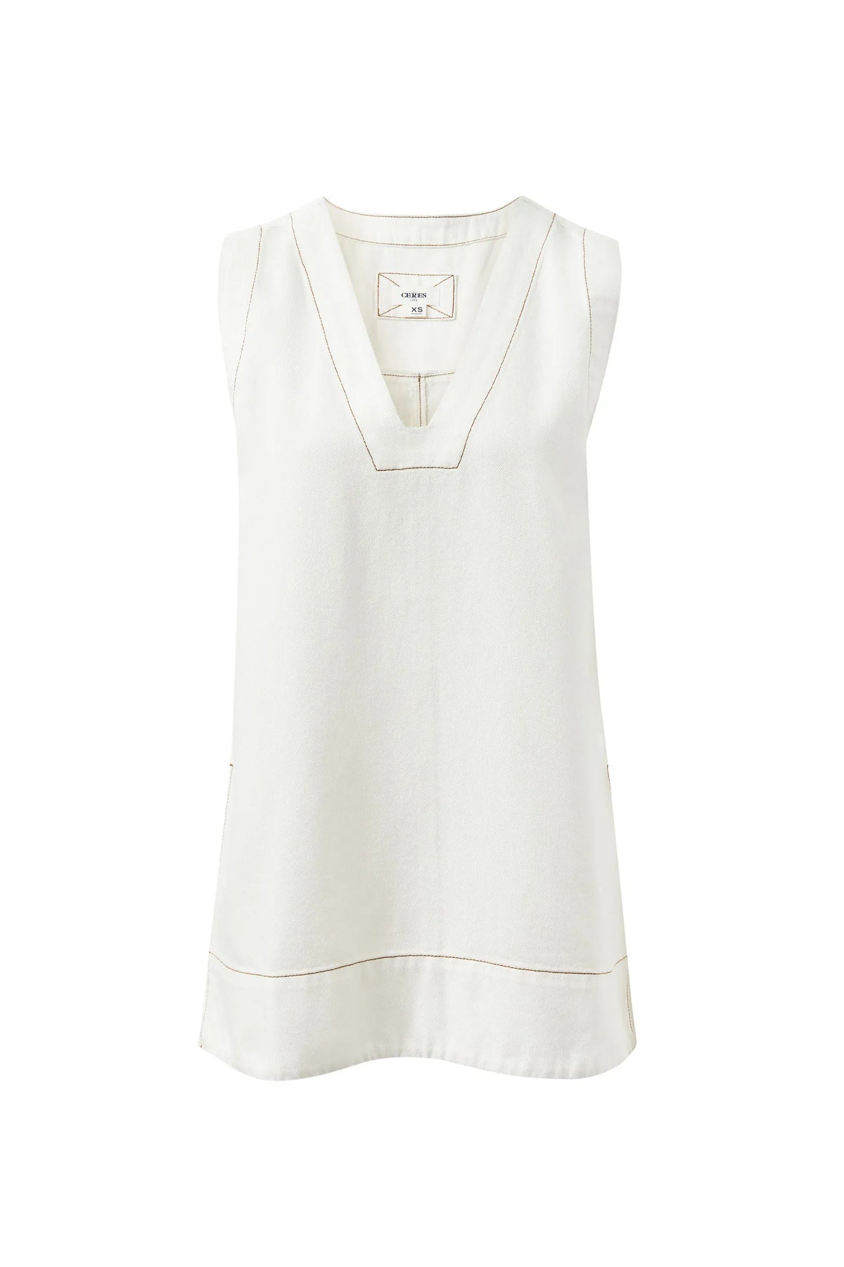 Ceres Life Tops - Casual Winnie Tunic - Fresh Ecru