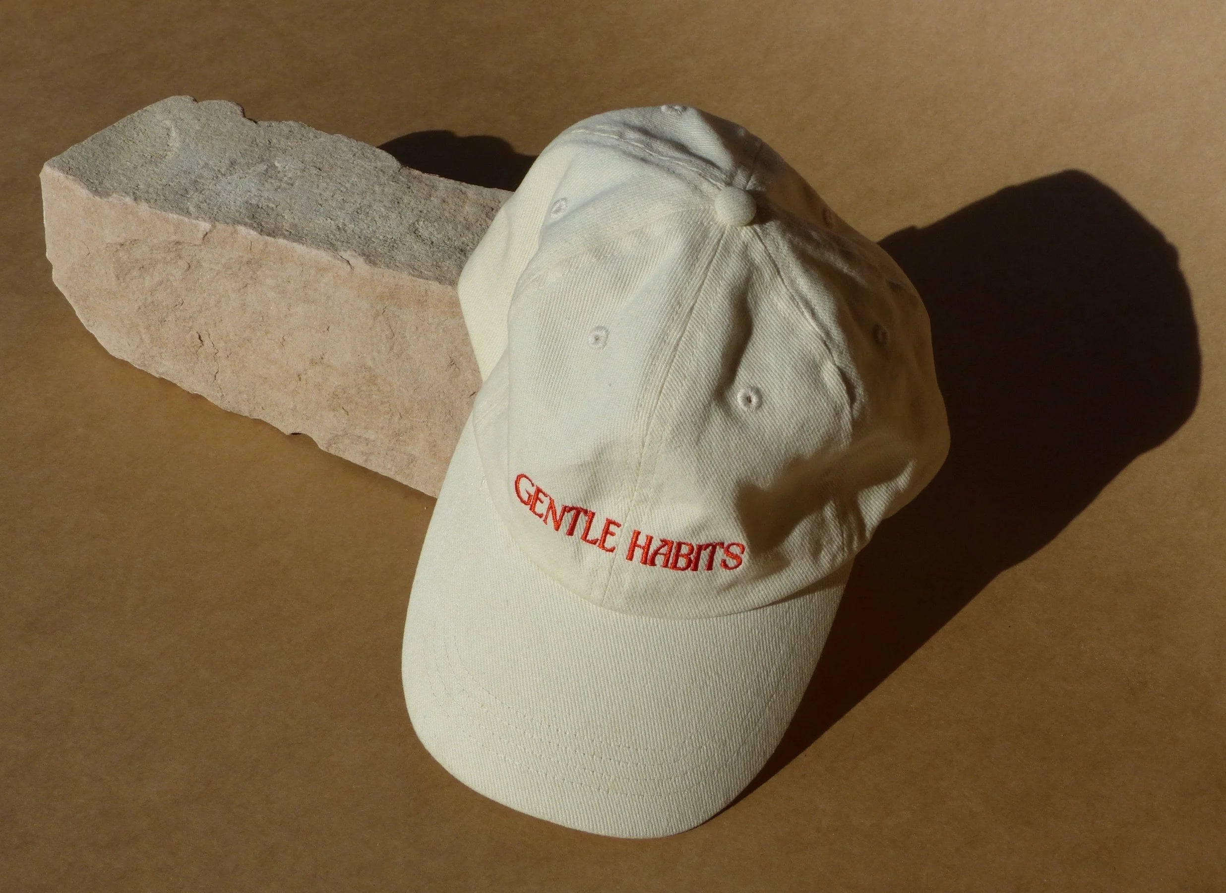 Gentle Habits | Positive Outcomes Cap - Cream/Red