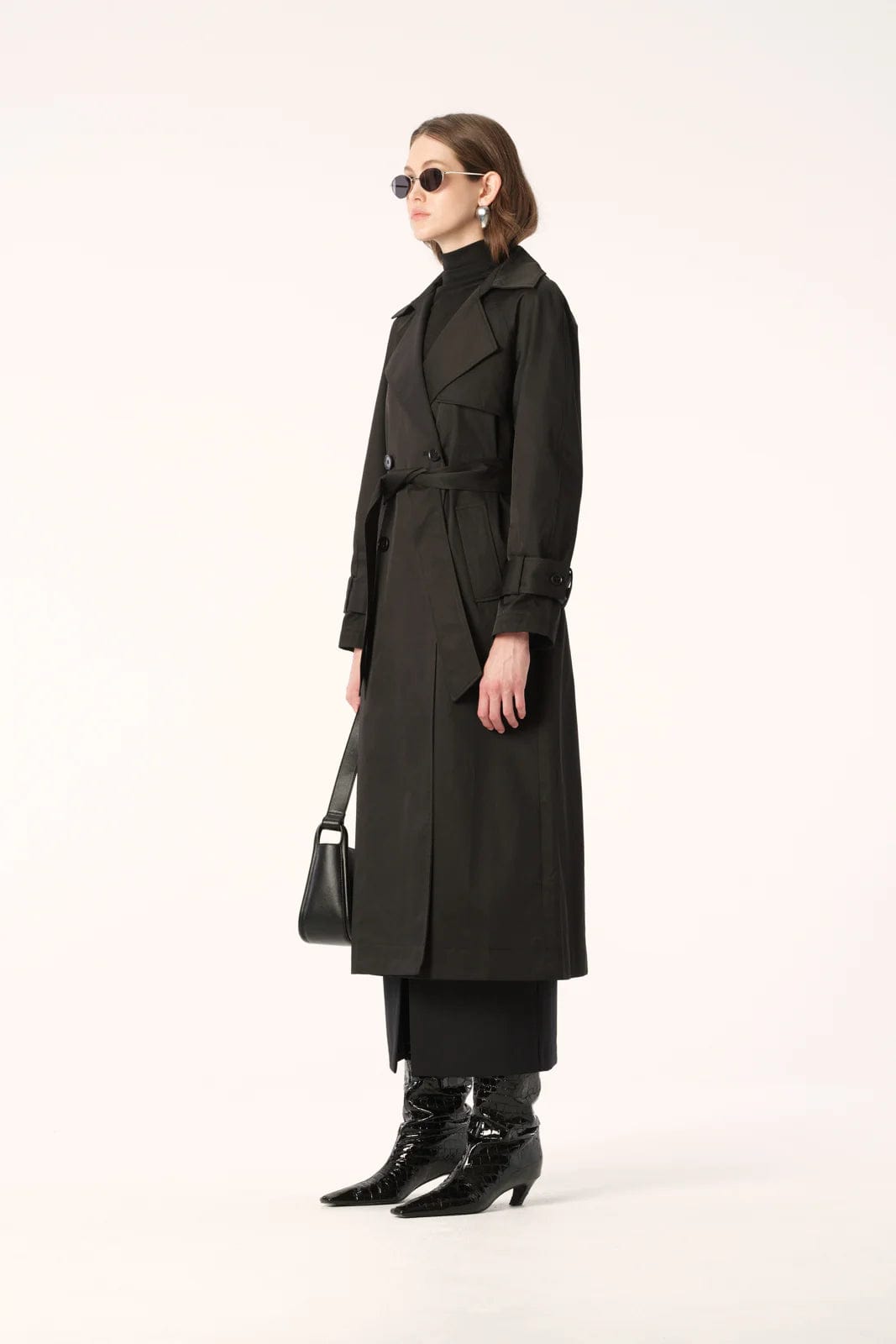 Elka Collective Coats - Trench Elka Collective | Shiro Trench - Black