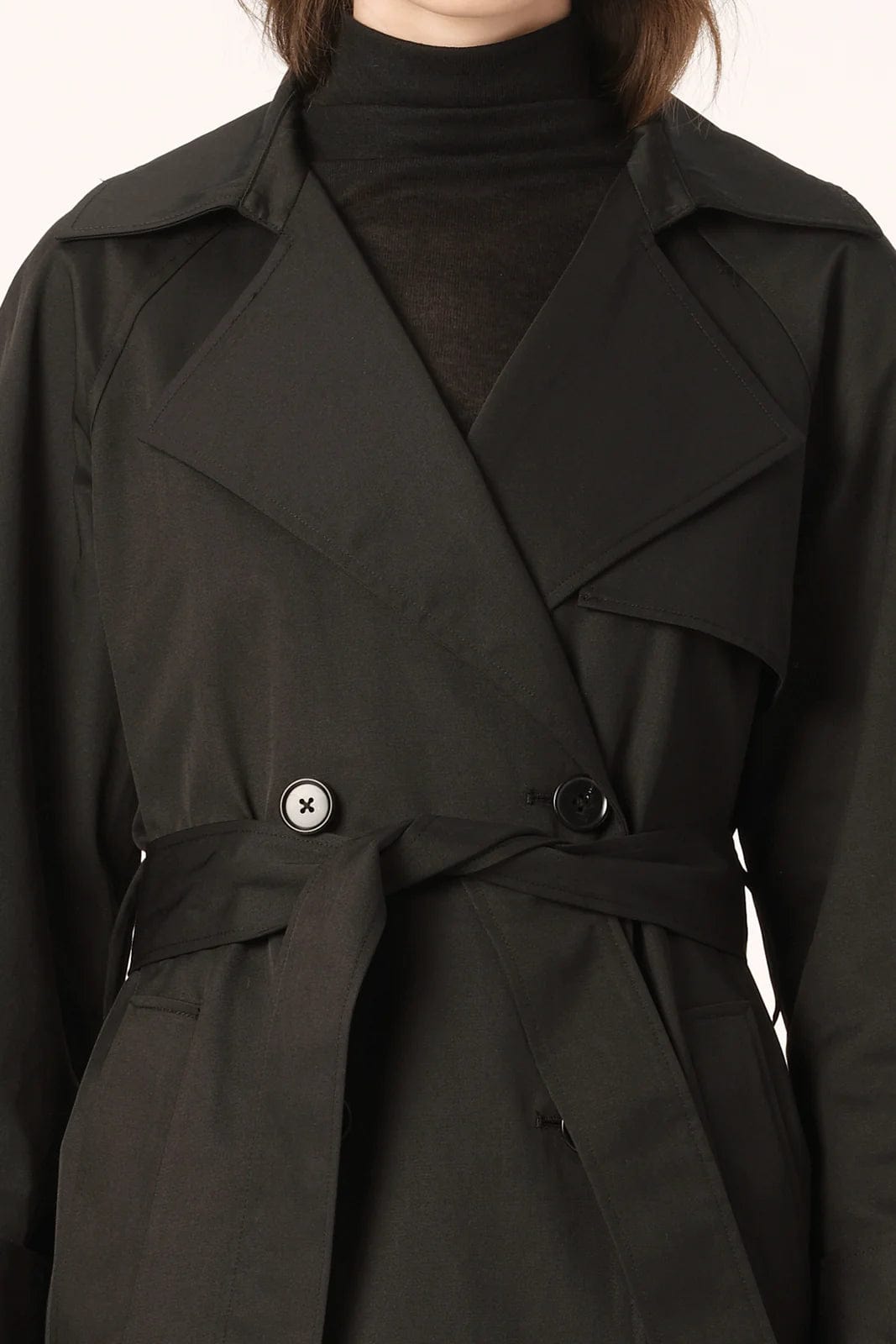 Elka Collective Coats - Trench Elka Collective | Shiro Trench - Black