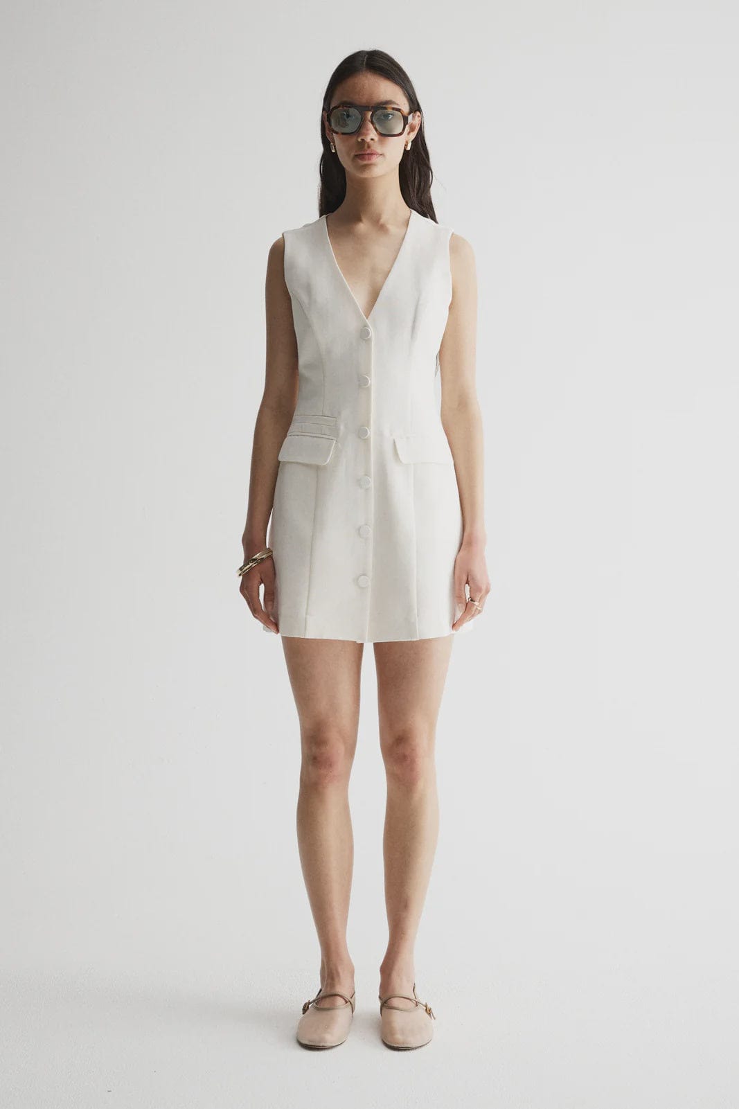 Elka Collective Dresses - Casual Elka Collective | Ira Dress - Ivory