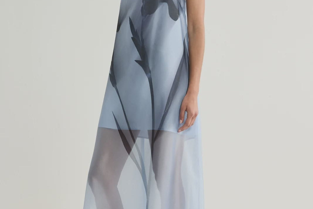 Elka Collective Dresses - Event Jade Dress - Blue Floral Print