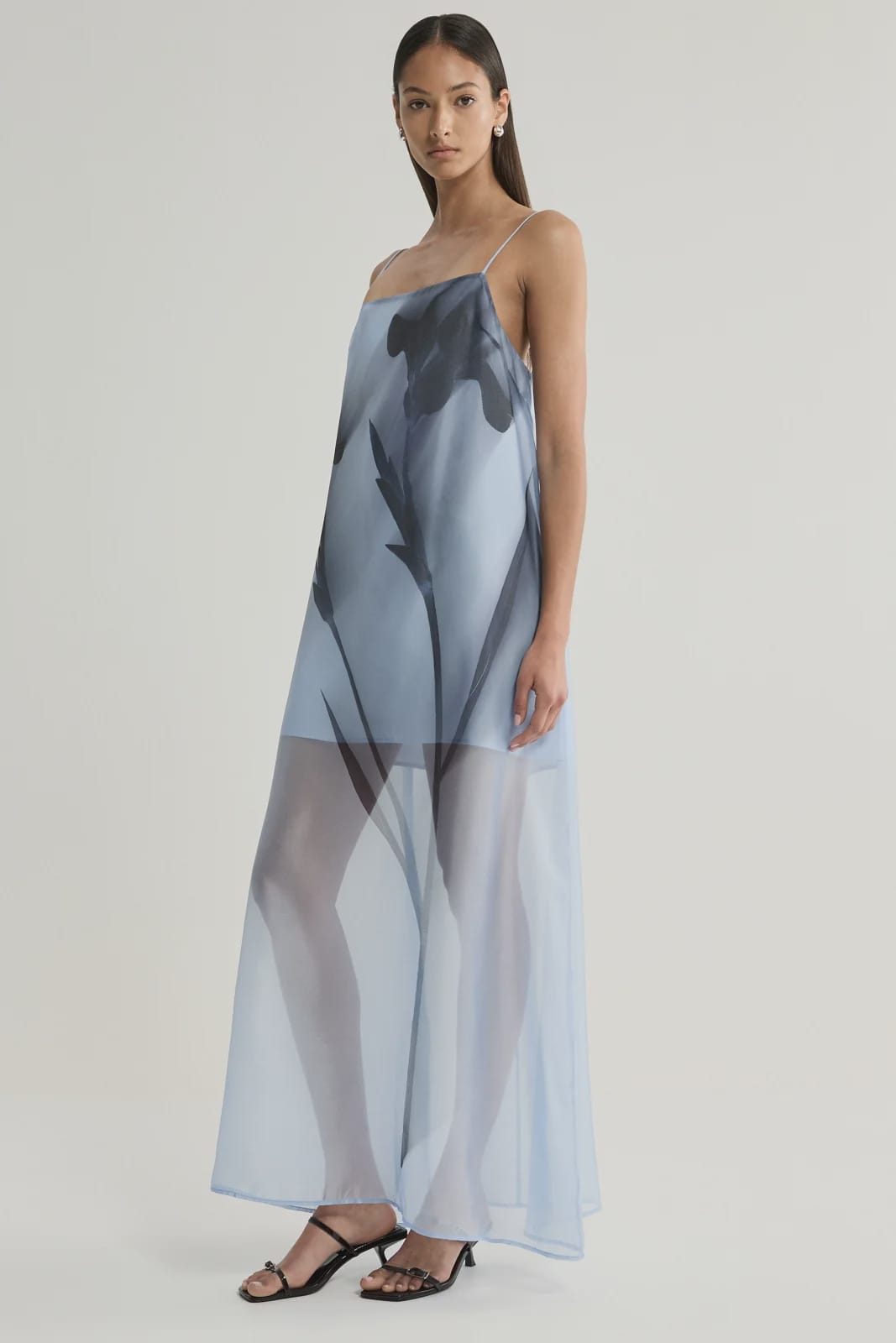 Elka Collective Dresses - Event Jade Dress - Blue Floral Print