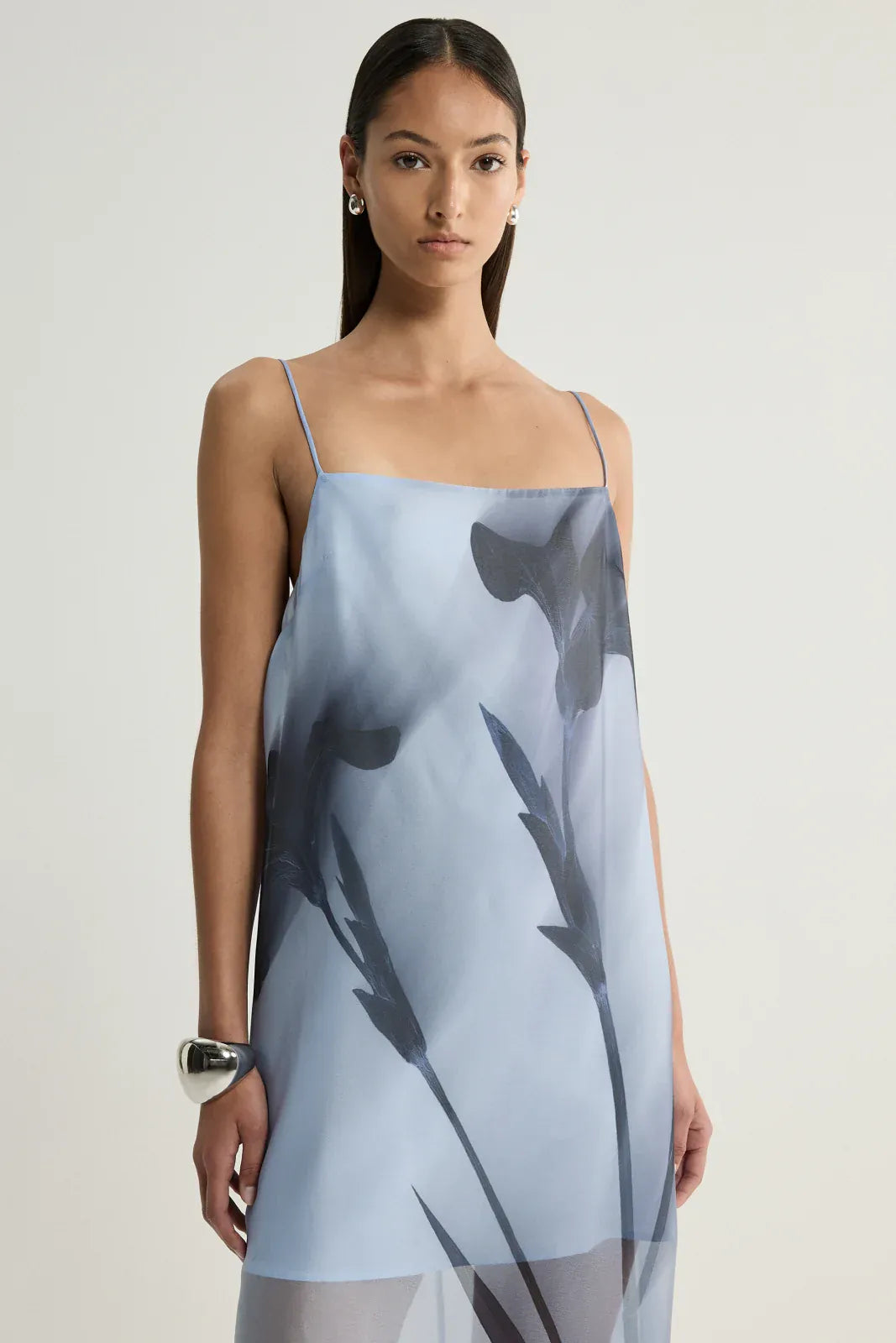 Elka Collective Dresses - Event Jade Dress - Blue Floral Print