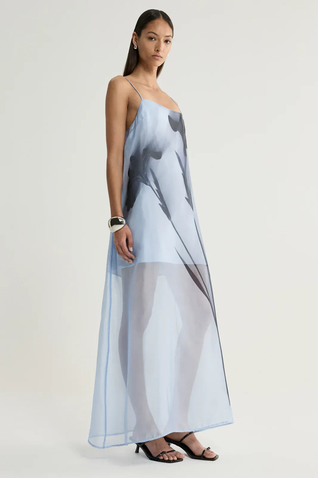 Elka Collective Dresses - Event Jade Dress - Blue Floral Print