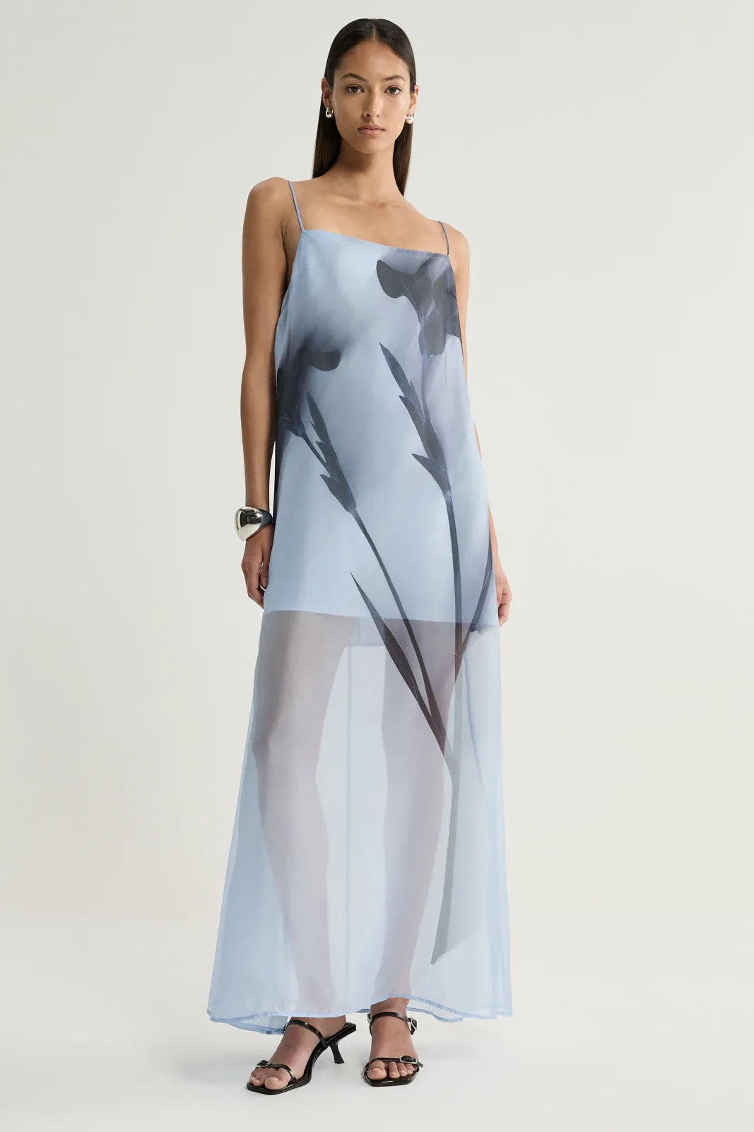 Elka Collective Dresses - Event Jade Dress - Blue Floral Print