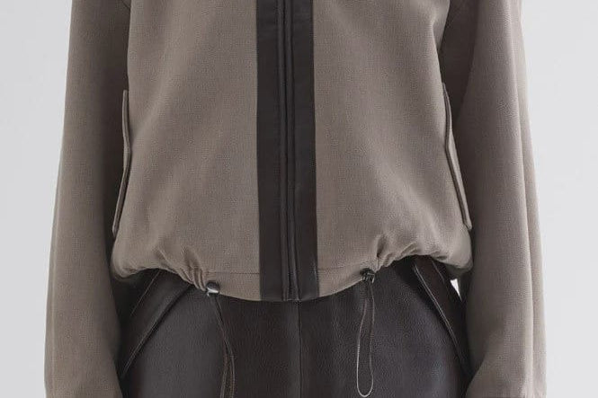 Elka Collective Jackets Dora Bomber Jacket - Taupe