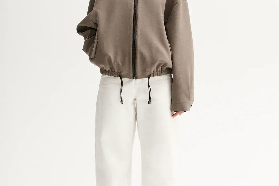 Elka Collective Jackets Dora Bomber Jacket - Taupe