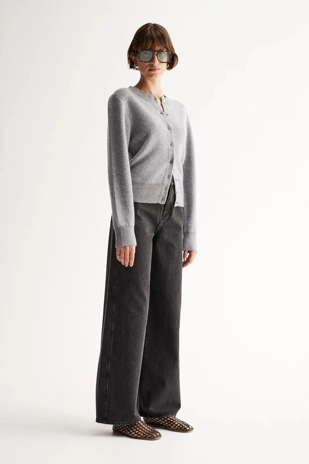 Elka Collective Knits Elka Collective | Saschia Knit Cardigan - Grey Marle